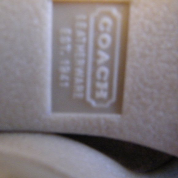 Coach Karita Suede and Rabbit Fur ' Real Fur ' Boots , Size US 5 1/2 - Picture 9 of 13